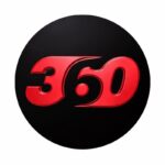 Screenshot of 360INR Game app showing cash prizes and mobile gameplay