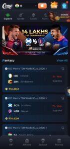 Come Game Official Platform | Fast & Smooth Experience 1